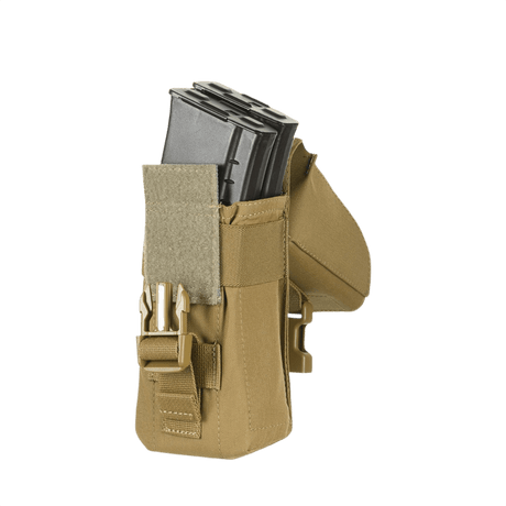 M-Tac Dobbelt Magasin Taske med Fastex-lukning for AR- og AK-magasiner, slitesterk Cordura 500D, for utendørs og militær bruk.