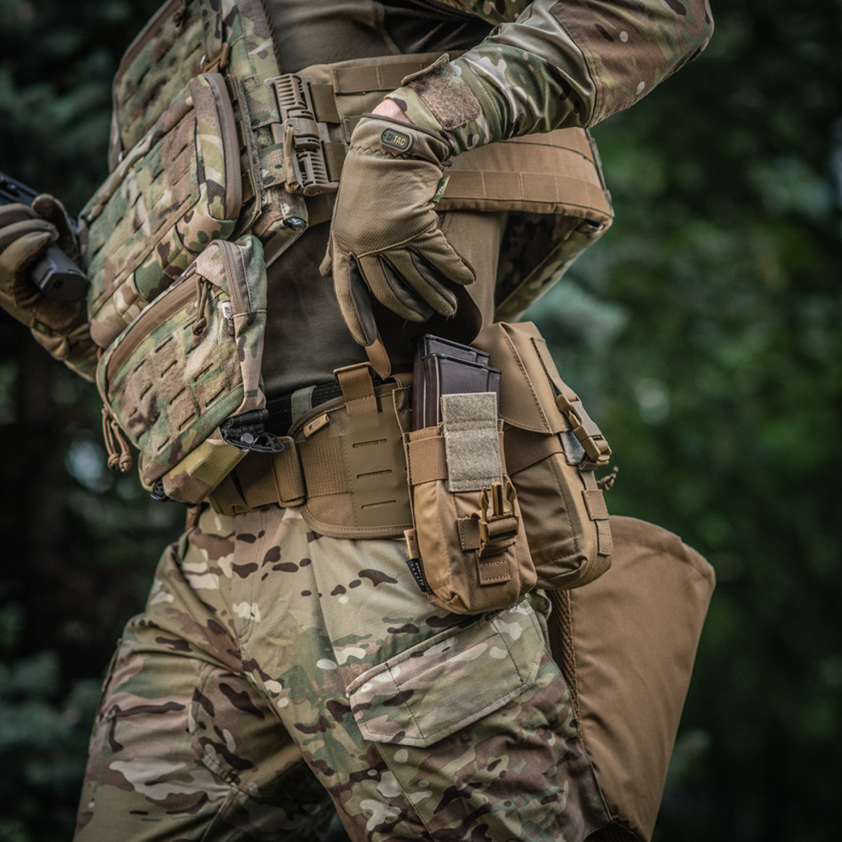 M-Tac dobbelt magasin veske med Fastex lukning