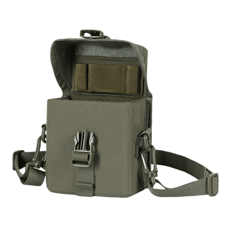 M-Tac veske for nattkikkert PVS-14 med fastex-lukning og elastiske stropper for sikker oppbevaring av nattkikkerter.