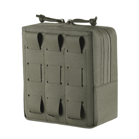 M-Tac Utility Pouch Elite Small i slitesterkt Cordura 500D med Laser Cut MOLLE-grensesnitt for oppbevaring av EDC-utstyr og eiendeler.