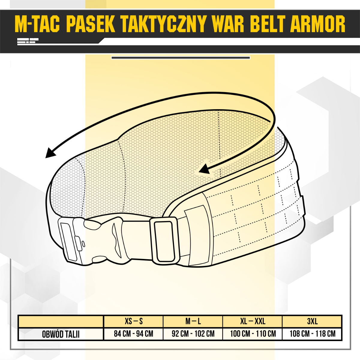 M-Tac krigsbelte ARMOR