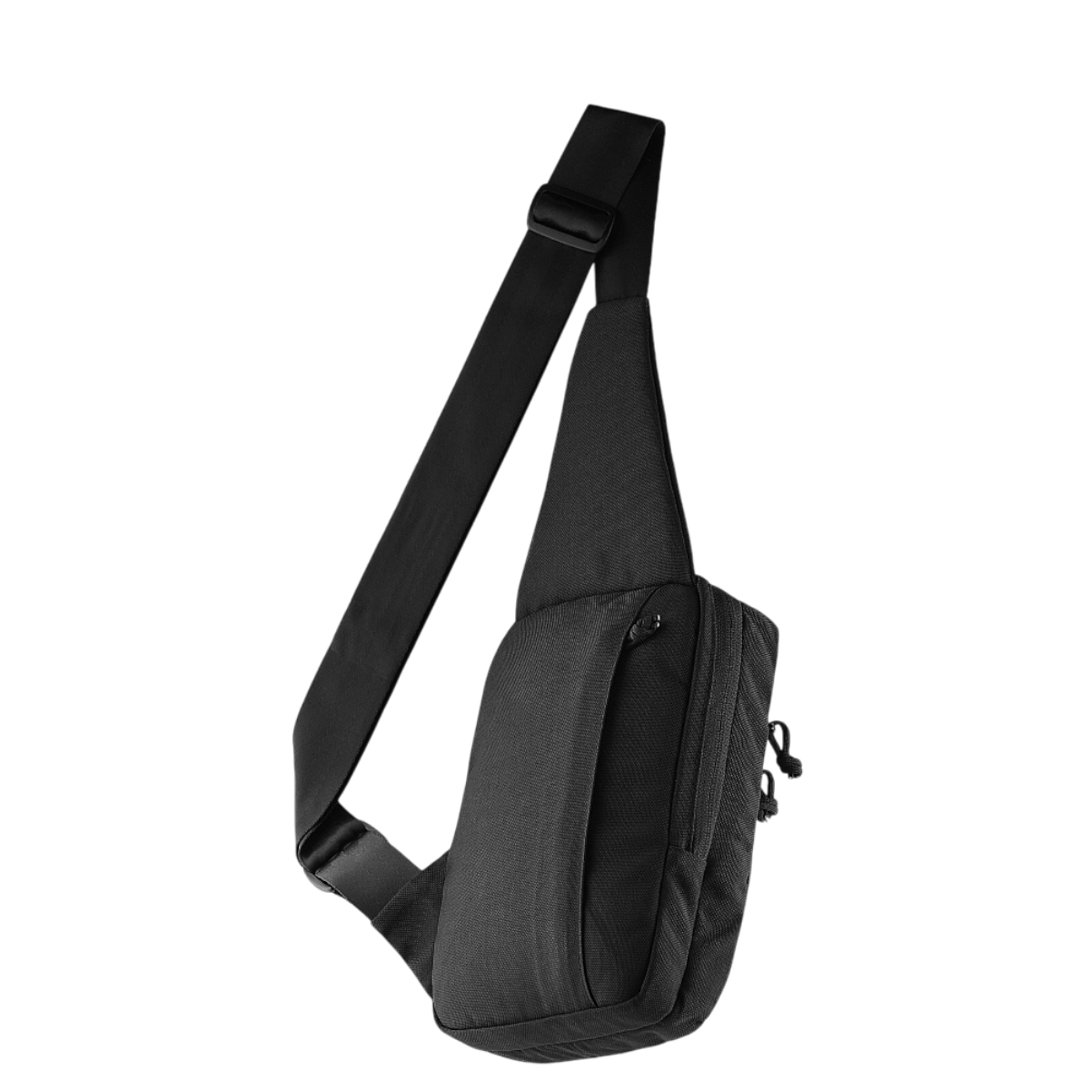 M-Tac Carry Sling Taske Elite Gen.IV med Velcro i sort for skjult bæring af våben med justerbar rem og universelt velcro-hylster.