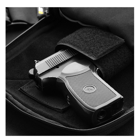 M-Tac Carry Sling Taske Elite Gen.IV med Velcro i svart nylon med universelt velcro-hylster for skjult pistolbæring, galleri posisjon 1