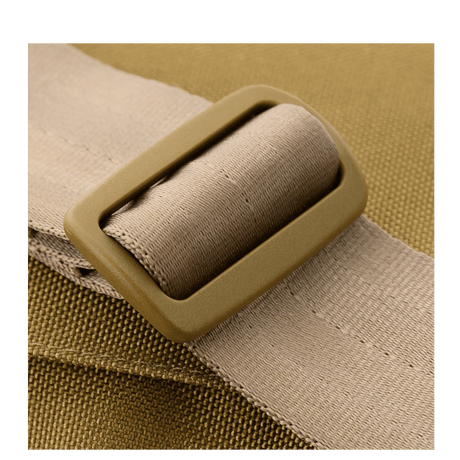 M-Tac Carry Sling Taske Elite Gen.IV med Velcro i khaki-farget nylon med robust spenne og justerbar rem, galleri posisjon 1.