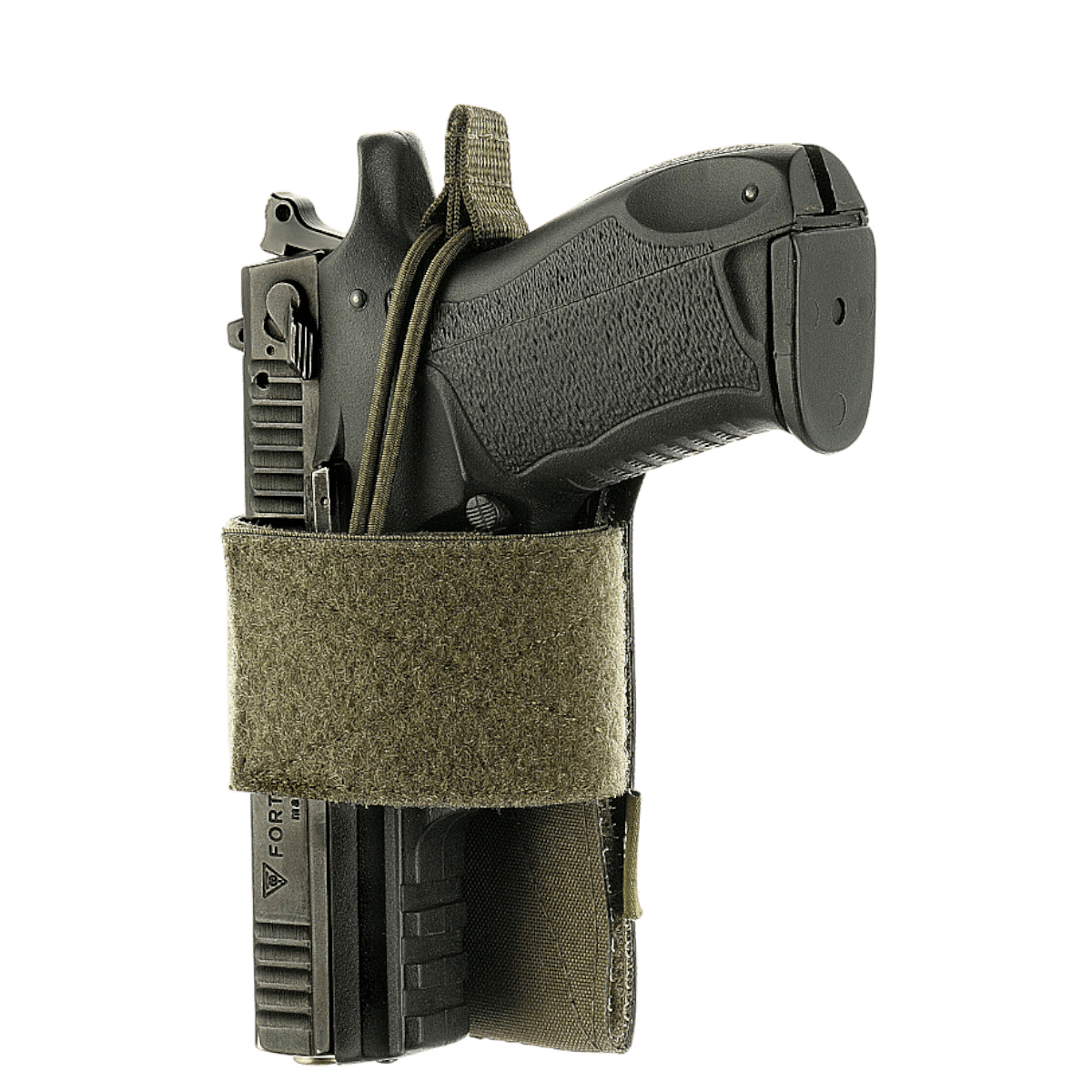 M-Tac CCW Hylster – Modulært Universal Hylster fremviser universalpistol i 1000 Cordura Tape med velcro-loops til justerbar placering.