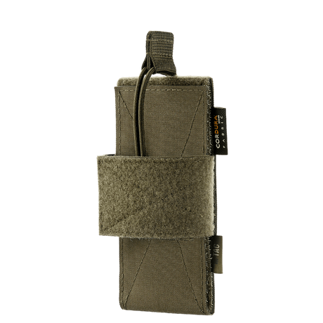 M-Tac CCW-hylster – modulært universelt hylster i khakifarget Cordura med velcro-hook, designet for diskret bæring, galleri posisjon 1.