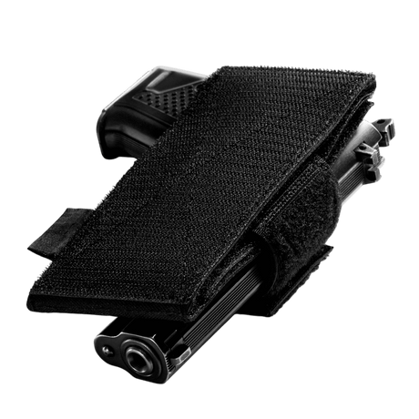M-Tac CCW-hylster – modulært universelt hylster i svart med velcro-hook og loop for diskret bæring, galleri posisjon 1.