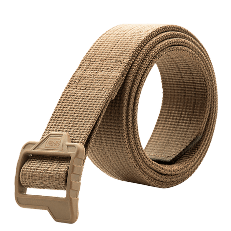 M-Tac Double Duty taktisk belte i slitesterk nylon med doble bånd og forsterket søm, designet for langvarig bruk, galleri posisjon 1.