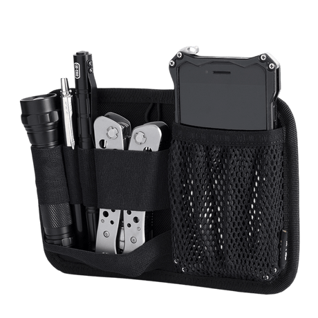 M-Tac Hook & Loop Low Profile Admin Panel i slitesterk nylon med modulær oppbevaring og nettlomme for montering på Velcro, galleri posisjon 1.