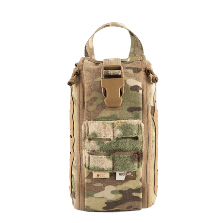 M-Tac Medical Pouch Elite Rip Off i camouflage design, taktisk førstehjælpstaske med hurtigt åbning til kritiske situationer.