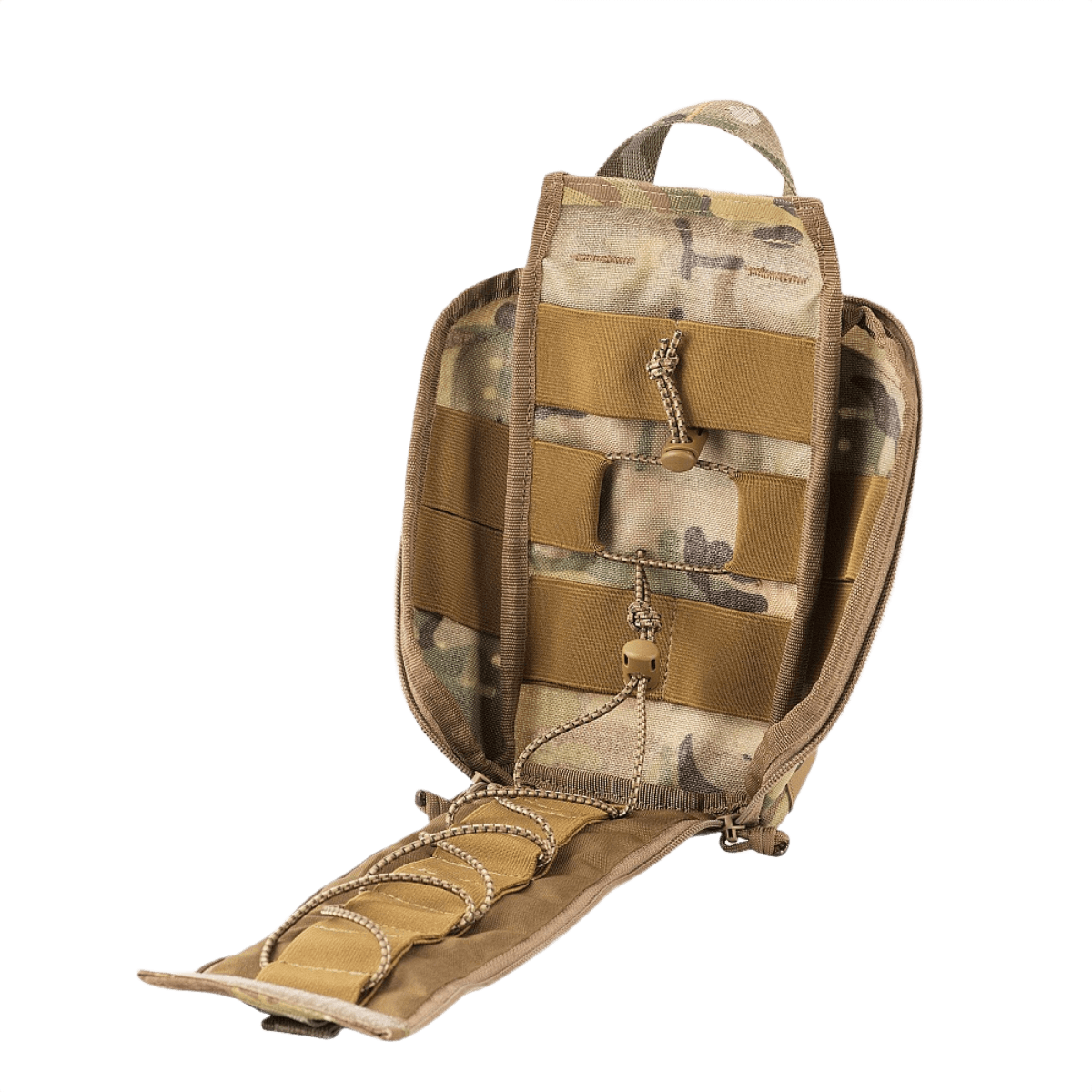 M-Tac Medical Pouch Elite Rip Off - taktisk førstehjælpstaske med hurtig åbning, elastiske stropper og paracord til kritiske situationer