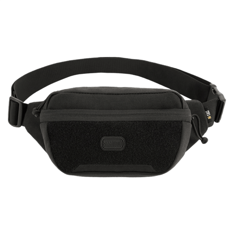 M-Tac Tactical Waist Bag Gen.II Elite i svart, designet for taktisk bruk. Bæltetaske laget av slitesterkt Cordura 1000D-materiale