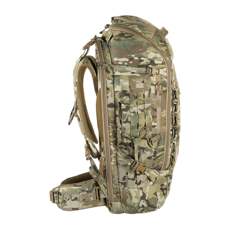 M-Tac Ryggsekk Large Gen.III Elite i kamuflasje, ergonomisk designet for taktisk bruk og utstyrstransport, laget av slitesterk Cordura.