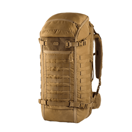 M-Tac Ryggsekk Gen.II Elite Large i slitesterkt Cordura-materiale, ergonomisk design, stor kapasitet, sandfarget.