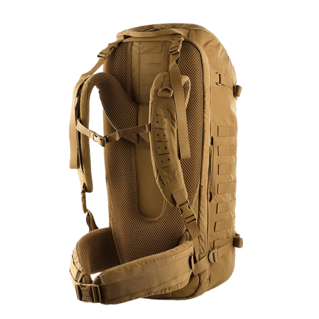 M-Tac Ryggsekk Gen.II Elite Large brun med ergonomisk design og slitesterke materialer, ideell til våpentransport.