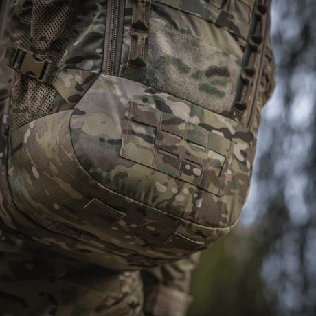 M-Tac Ryggsekk Large Gen.IV Elite i kamuflasjedesign, laget av Cordura 500D og Cordura 1000D for ekstra holdbarhet.