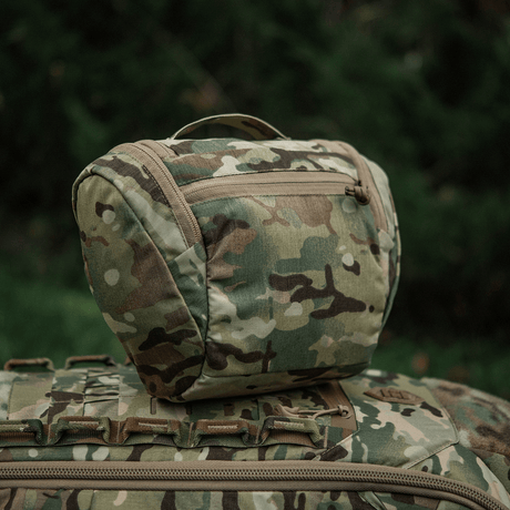 M-Tac toalettmappe Elite Gen.II kamuflasjemønster reisetaske for toalettsaker og småting, kompakt og praktisk design.