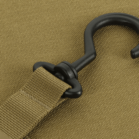 M-Tac toalettmappe Elite Gen.II krokdetalj i taktisk design for effektiv oppbevaring av toalettsaker på reise.