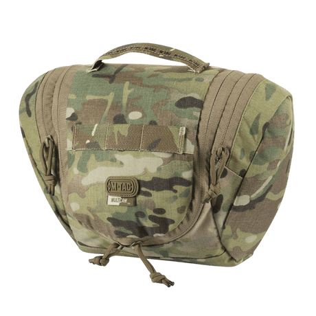 M-Tac toalettmappe Elite Gen.II i camouflagedesign, ideell for oppbevaring av hygieneartikler og småting på reise.