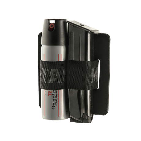 M-Tac Double Mag Pouch Hook Backed Magazine med sprayboks og magasin, justerbar Velcro-feste for vesker og ryggsekker