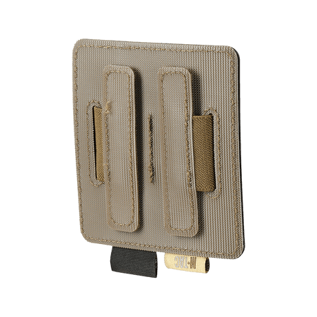 M-Tac Double Mag Pouch Hook Backed Magazine, beige modulært innsatsstykke for to pistolmagasiner eller lignende.