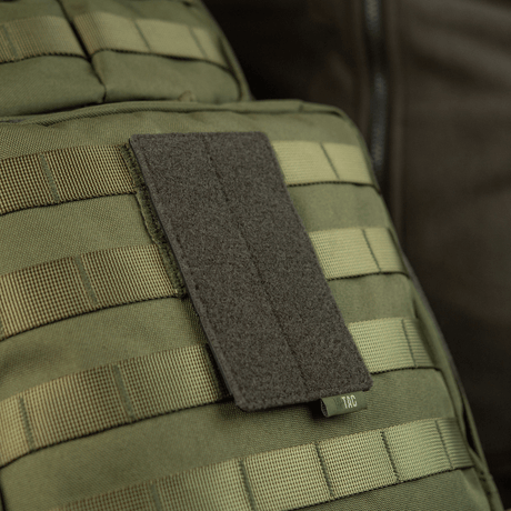 M-Tac panel for patches på MOLLE 80x135 for feste av patches og ID med hook & loop-overflate på en ryggsekk