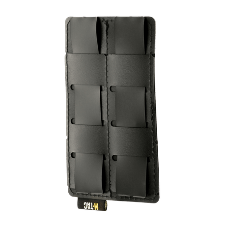 M-Tac panel for patches på MOLLE 80x135 i svart, med plastbase og hook & loop-overflate, ideelt for MOLLE-systemer og patches. Størrelse: 80x135 mm