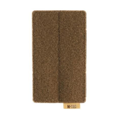 M-Tac panel for patches på MOLLE 80x135 plastbase med hook & loop-overflate for patches, perfekt for MOLLE-systemer