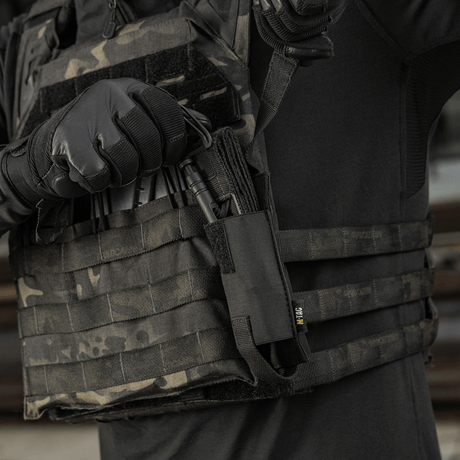 M-Tac Tourniquet Pouch Elastisk VELCRO Gen.II på taktisk vest for rask tilgang til C-A-T tourniquet i Cordura 500D.