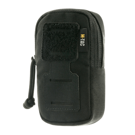 M-Tac PC Utility Pouch Elite i sort med MOLLE-interface og Velcro-panel, laget av 500D Cordura for taktisk bruk.