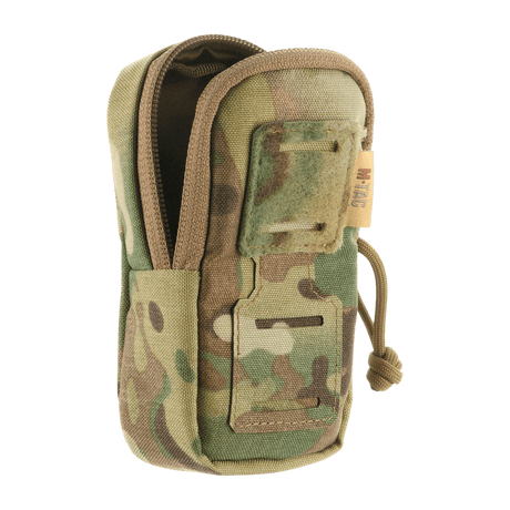 M-Tac PC Utility Pouch Elite i kamuflasje, allsidig design med MOLLE-interface og Velcro-panel for patches, perfekt for taktisk bruk.