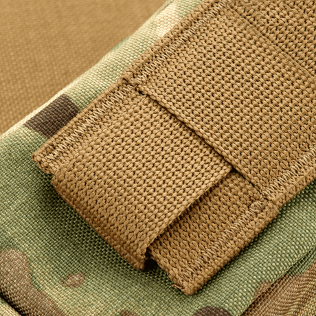M-Tac PC Utility Pouch Elite med MOLLE-interface i robust Cordura, ideell for taktisk bruk. Detaljbilde.