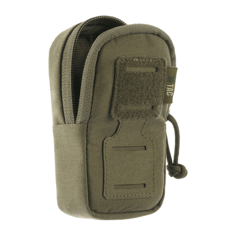 M-Tac PC Utility Pouch Elite i robust 500D Cordura, MOLLE-kompatibel med Velcro for patches, perfekt for organisering av småting.