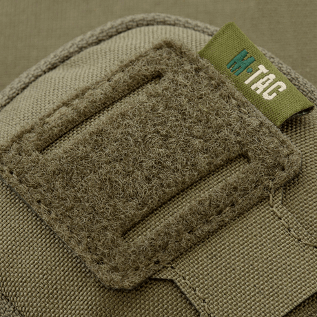 Nærbilde av M-Tac PC Utility Pouch Elite med Velcro-panel, laget av 500D Cordura, MOLLE-interface, ideell for småting.