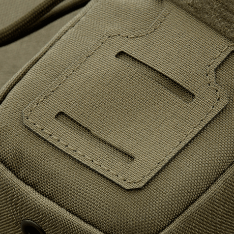M-Tac PC Utility Pouch Elite i 500D Cordura med MOLLE-interface og Velcro-panel, perfekt for taktisk oppbevaring.
