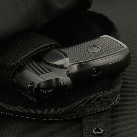 Skjult våpenrom i M-Tac Sphaera Hex Hardsling Bag med høy sikkerhet og komfort.