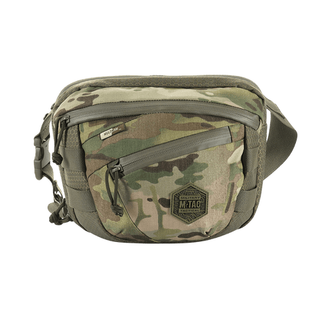 M-Tac Sphaera Hex Hardsling Taske Gen.II Elite i kamuflasje, kompakt og funksjonell veske med Cordura-stoff og justerbar skulderrem.