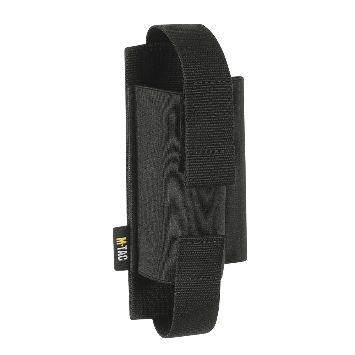 M-Tac Elastisk Tourniquet Pouch Molle Gen.III i sort Cordura Squadron med elastik og fikseringselementer til sikker opbevaring.