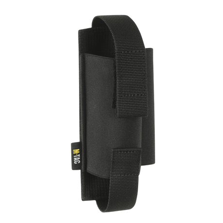 M-Tac Elastisk Tourniquet Pouch Molle Gen.III i svart Cordura Squadron med elastikk og fikseringselementer for sikker oppbevaring.