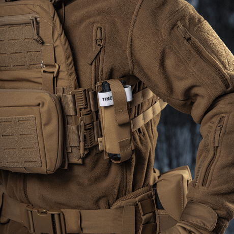M-Tac Elastisk Tourniquet Pouch Molle Gen.III festet til taktiske vester, for rask tilgang, 15 x 5 cm, Cordura.