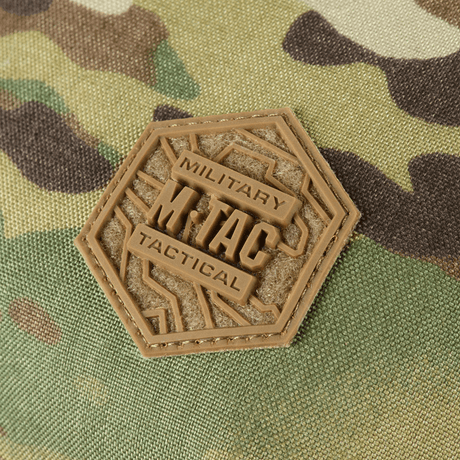 M-Tac Sphaera Hex Hardsling Taske Gen.II Elite med militært patch-design for stilfull bæring.