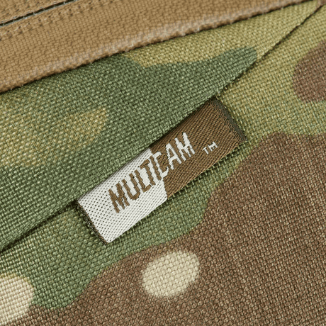 Nærbilde av M-Tac Sphaera Hex Hardsling Taske Gen.II Elite med MultiCam-mønster og Cordura-materiale.