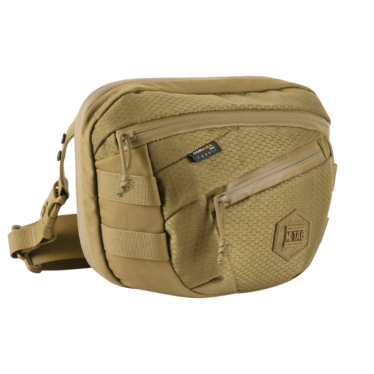 M-Tac Sphaera Hex Hardsling Taske Gen.II Elite i Cordura-materiale med justerbar skulderrem og hurtigåbningsfunktion