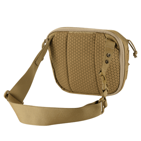 M-Tac Sphaera Hex Hardsling-veske Gen.II Elite, kompakt Cordura-veske med justerbar skulderrem og skjult bærekompartement.
