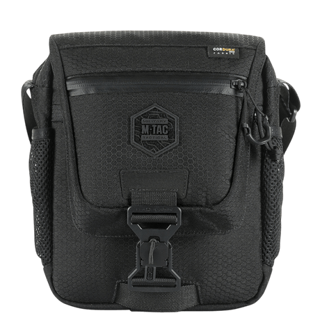M-Tac Satellite Magnettaske Gen. II Elite Hex i svart Cordura Hex med magnetlukking, tabletdesign og NIJ-sertifisering, galleri posisjon 1.