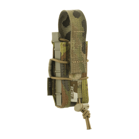 M-Tac Pistol Mag Pouch Gen.3 i Cordura 500D, designet for Glock, monteres via MOLLE, ideell for multitools og taktiske lykter.