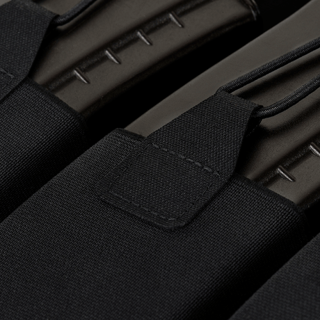 M‑Tac Elastisk Triple Magazine Pouch Elite med Cordura 500D og plass til tre AK/AR-magasiner, enkel tilgang og pålitelig fiksering.