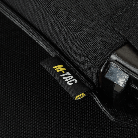 M‑Tac Elastisk Triple Magazine Pouch Elite, robust Cordura 500D-materiale med sidestropp for sikker magasinoppbevaring.
