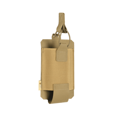 M‑Tac Elastisk Single Magazine Pouch Elite i Cordura 500D, kompatibel med MOLLE Laser Cut, beige design