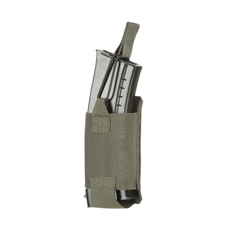 M‑Tac Elastisk Single Magazine Pouch Elite med Cordura 500D-materiale for AK/AR-magasin, montert med MOLLE Laser Cut-system.